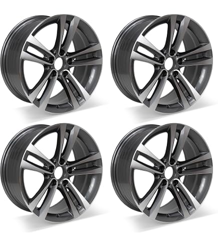 Amazon.com: WHEEL PROS 18x8.0 M5 F10 Style Wheels, Set of 4, Gun