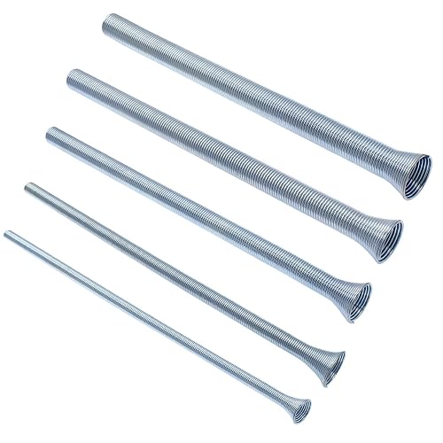 5 Pack Spring Tube Bender Set 1/4'', 3/8'', 1/2'', 5/8'' and 3/4'' for ...