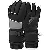 LOTTBUTY Winter Waterproof Ski Snow Warm Gloves for Women Men, Windproof Cold Weather Thermal with Touchscreen Fingers, for Running Driving Cycling Hiking Biking Outdoor Sports