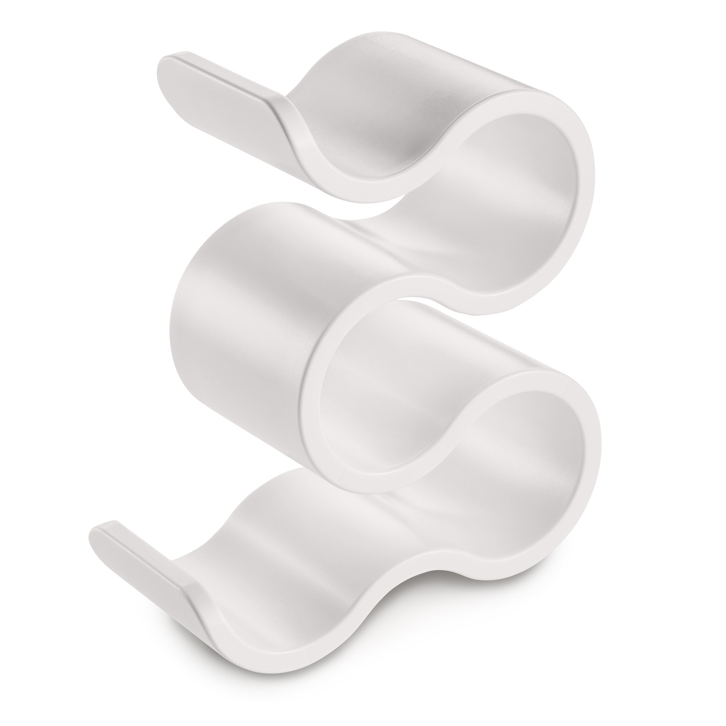 Koziol Thermoplastic Boa Bottle Rack, White, 11.1 x 23.6 x 28.6 cm