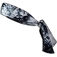 Kenz Laurenz Headbands Tie on Headband for Women Men Running Athletic Hair Head Band Elastic Sports Sweat Basketball Sweatband Stetchy Yoga Workout Sweatbands Adjustable Non-Slip Moisture Wicking
