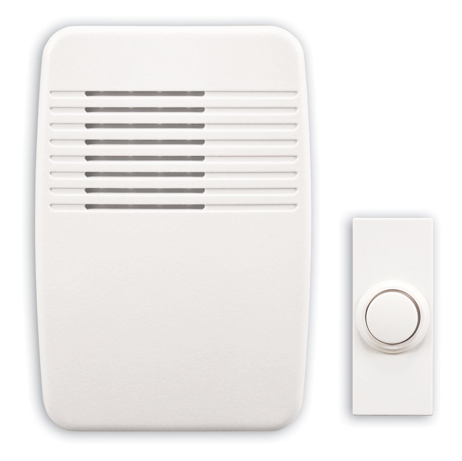 Heath/Zenith SL-7366-02 Wireless Plug-In Door Chime Kit with Molded Plastic  Cover, White - Doorbell Kits - Amazon.com