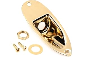 Fender Guitar Jack Plate Gold