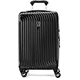 Travelpro Maxlite Air Hardside Expandable Carry on Luggage, 8 Spinner Wheels, Lightweight Hard Shell Polycarbonate Suitcase, Black, Carry On 21-Inch