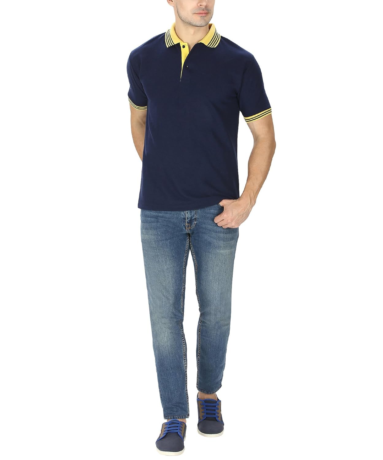 baremoda men's polo t shirt maroon navy combo pack of 2