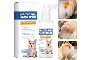 Cat Anal Gland Spray - 59ml Pets Odor Eliminator | Safe and Effective Odor Remover Anal Gland Irritations Fast Relief, Soothi