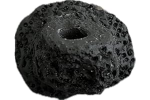 OCEAN AQUARIA 1 Hole Magnetic Coral Frag Rack/Frag Rock for Live Coral Plug Ons/Reef Aquarium (Black)