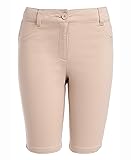 Nautica Girls' School Uniform Stretch Bermuda