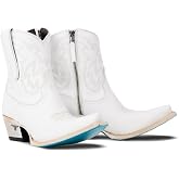 Lane Women's Women'S Smokeshow Western Booties Snip Toe White 7 M US