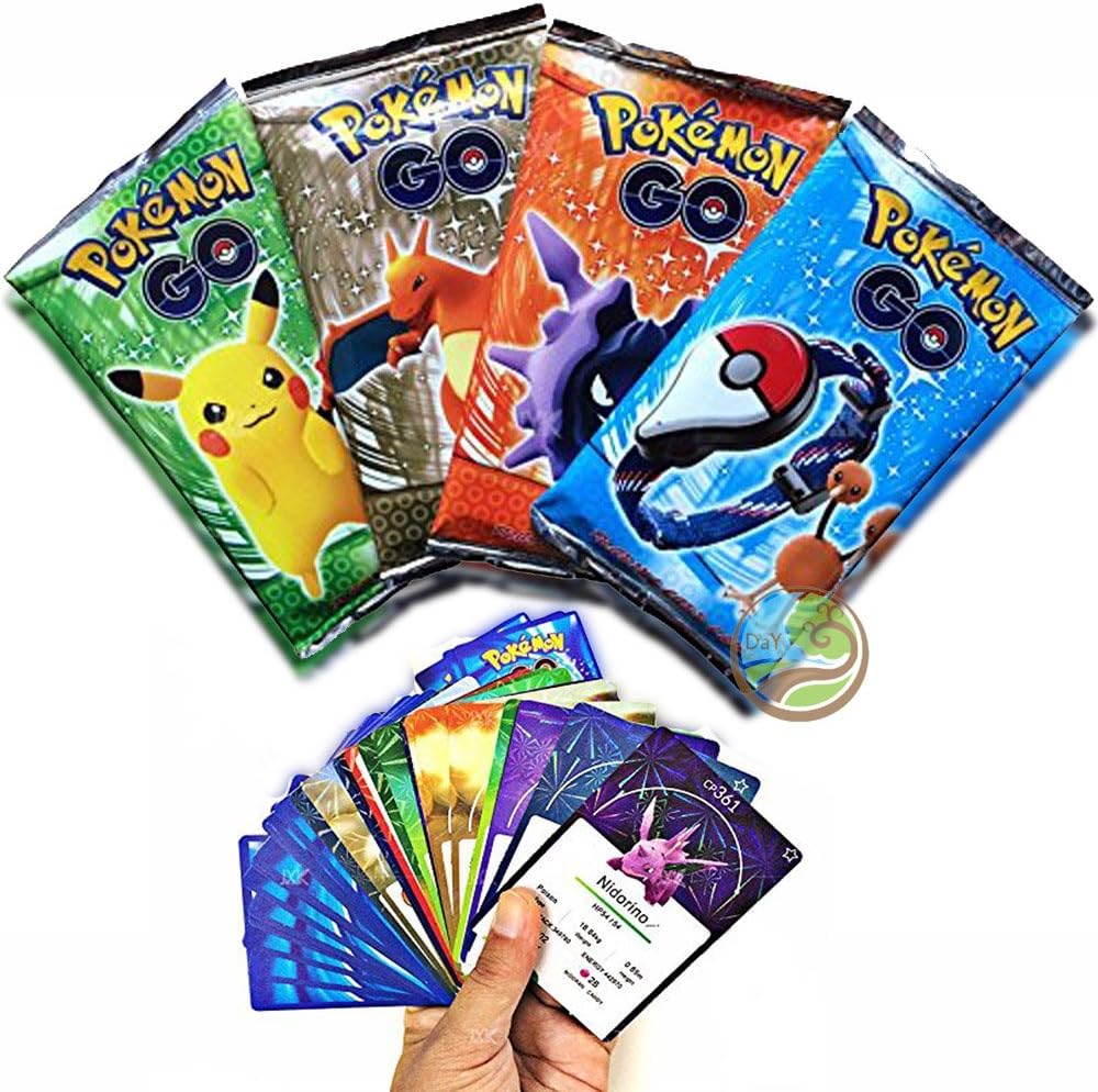 Buy Day Pokemon Go Trading Card Game 9x9x6cm Multicolour Pack Of 5 Online At Low Prices In India Amazon In