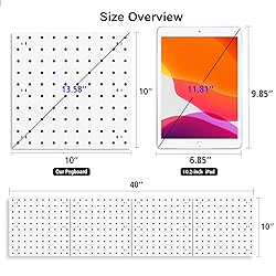 Pegboard Wall Organizer Panels, Multi-Room, Easy to