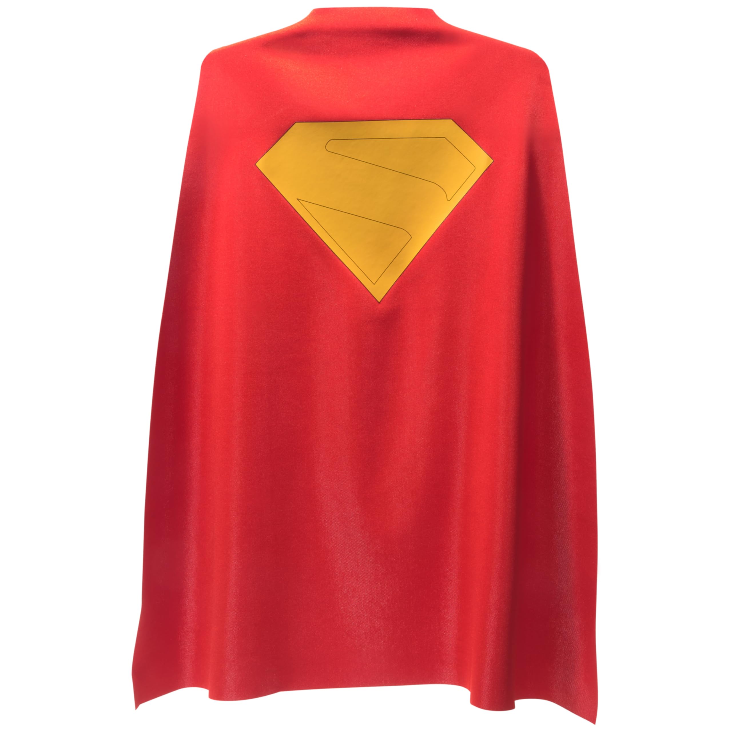 DC Comics SUPERMAN Power Cape Set, Super Heroes Halloween Costume for Kids with Iconic Chest Plate for Ages 4 and Up