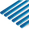 POWERTEC 71119-P3, 36 Inch Double-Cut Profile Universal T-Track with Predrilled Mounting Holes,for Woodworking Jigs and Fixtures, Drill Press Table, Router Table, Workbench, 6 Count, Pack of 1