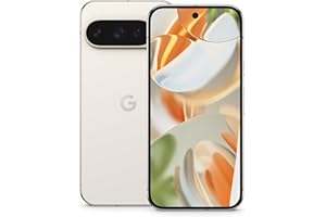 Google Pixel 9 Pro - Unlocked Android Smartphone with Gemini, Triple Rear Camera System, 24-Hour Battery, and 6.3" Super Actua Display - Porcelain - 128 GB