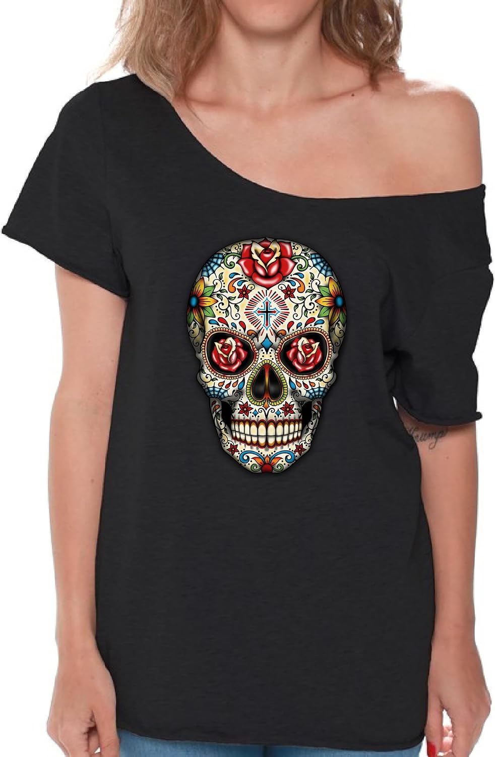 sugar skull shirts hot topic