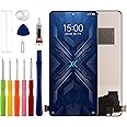 [Not Support Fingerprint ] Duotipa TFT LCD Display Touch Screen Digitizer Assembly Replacement for Xiaomi Black Shark 4 Pro Black Shark PRS-H0 6.67'' with Technical Repair Tools Kit