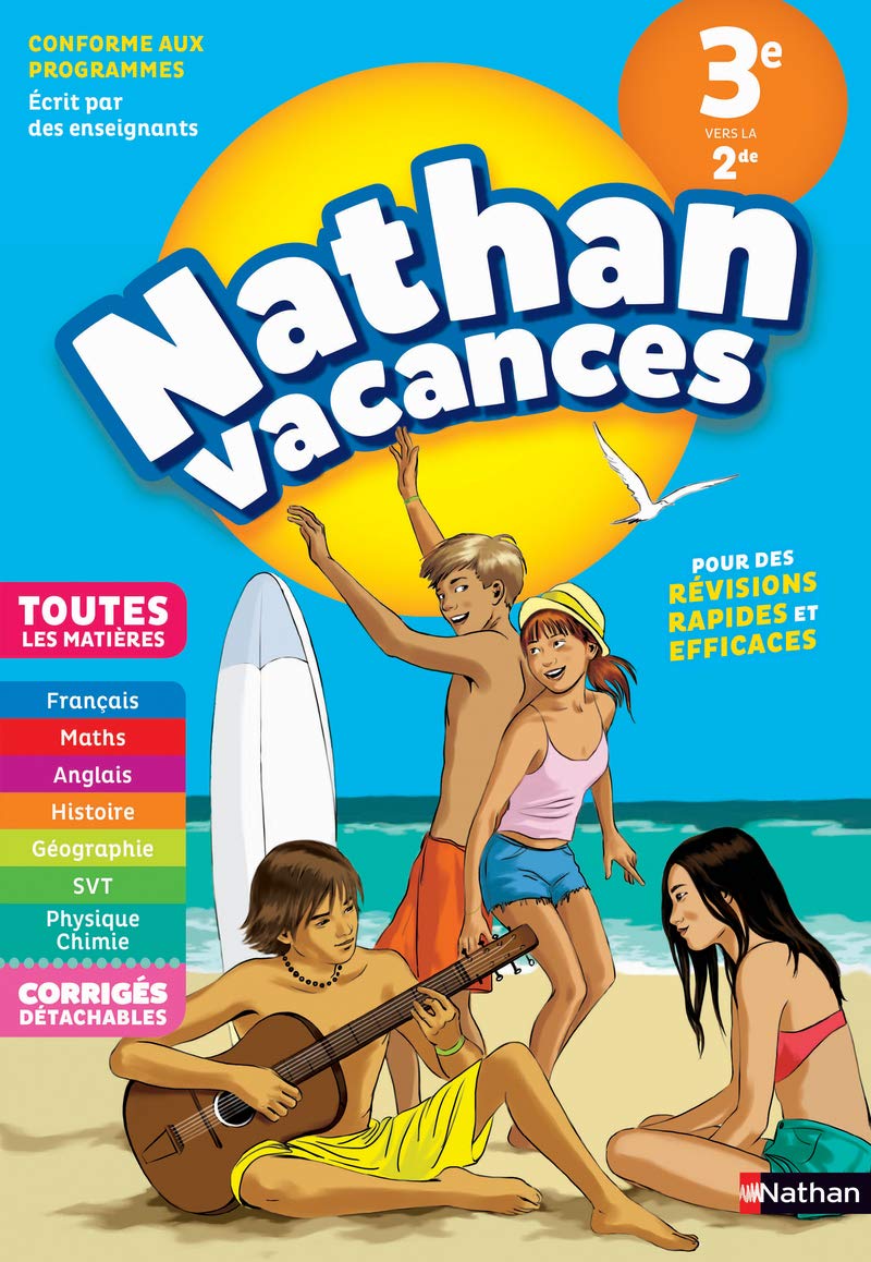 Amazon Fr Cahier De Vacances 2021 De La 3eme Vers La 2nde Toutes Les Matieres Nathan Vacances College Juillien K Santoro G Cognie J Dessources J Musiedlak J Carre Montrejaud H Livres