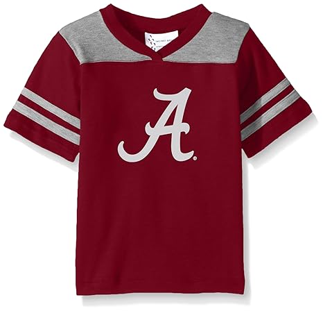 Two Feet Ahead Ncaa Alabama Crimson Tide Toddler Boys Football Shirt Crimson 4