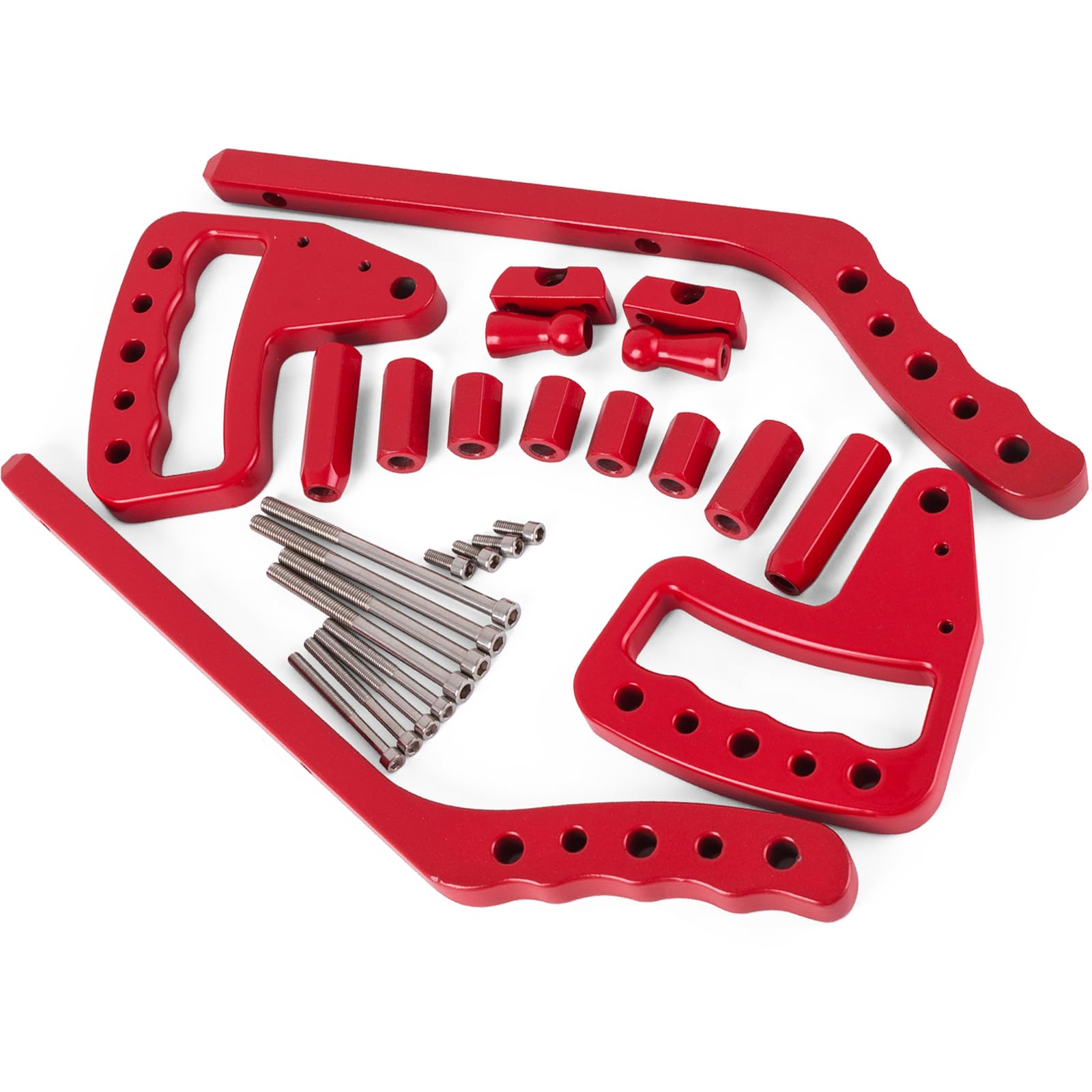 VEVOR Hand Grips Front Rear Compatible with 2007-2017 Jeep Wrangler JK New