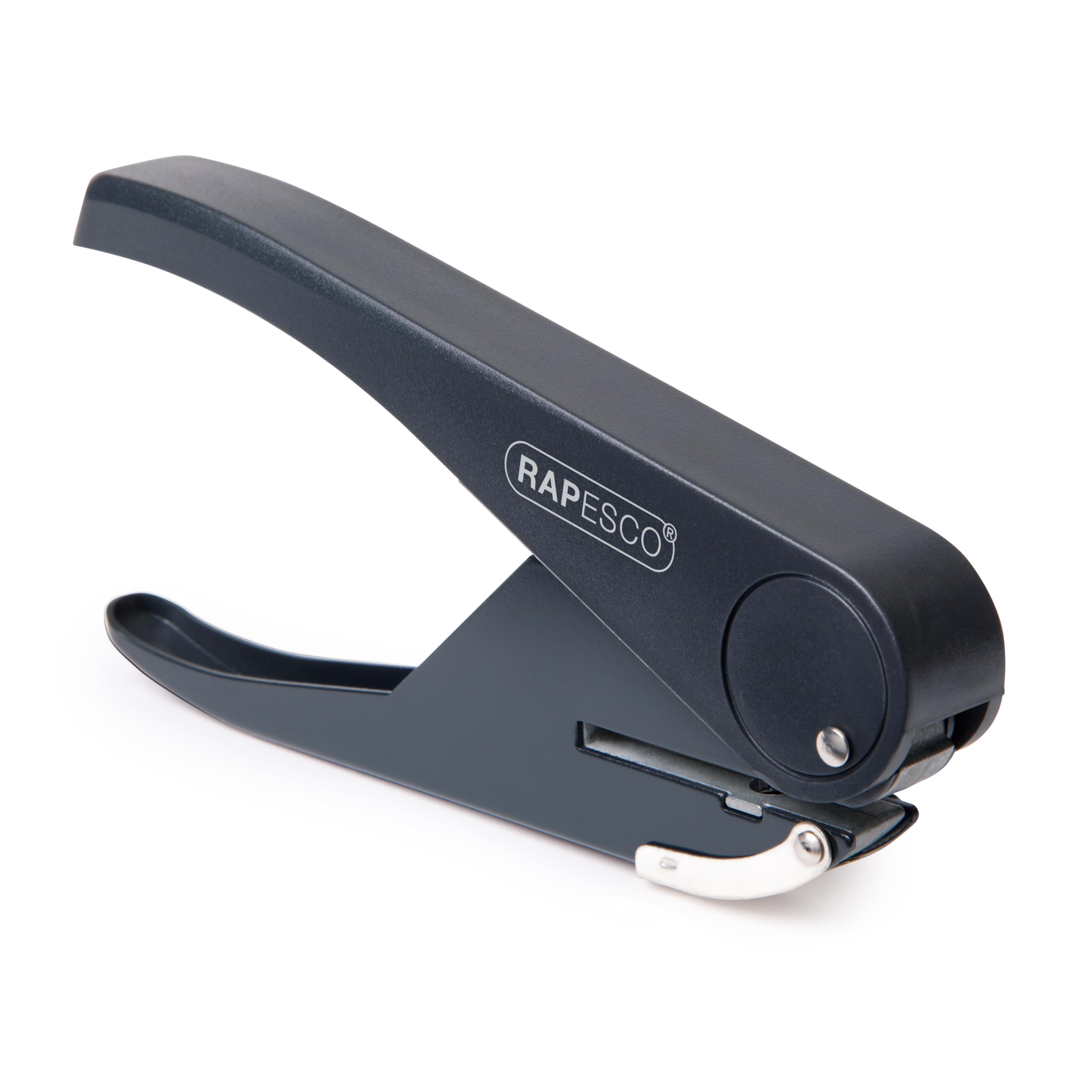 Rapesco PF35A0G1 Sole Single Hole Paper Punch Plier, 23 Sheet Capacity, Black