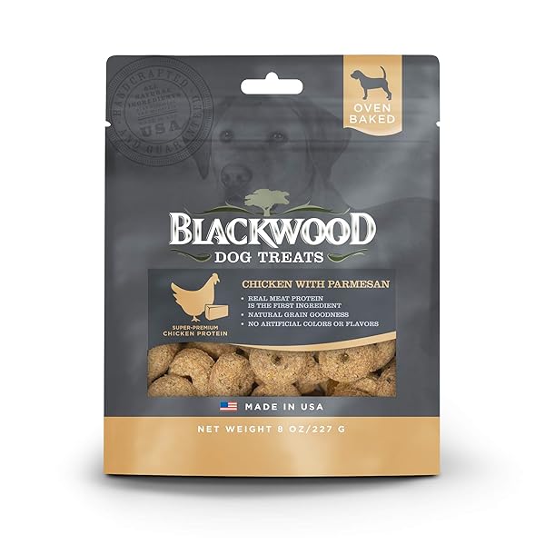 BLACKWOOD OVEN BAKED DOG TREATS, CHICKEN WITH PARMESAN,...