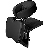 Master Massage Desktop Face Cradle Massage Kit – Table & Desk Top Face Pillow Support –Foldable Adjustable Head Rest Cushion Cradle - Massage Kit, Siesta Artifact, Eye Surgery Recovery Black
