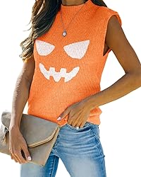 Amarmia Women's Halloween Mock Neck Knit Sweater