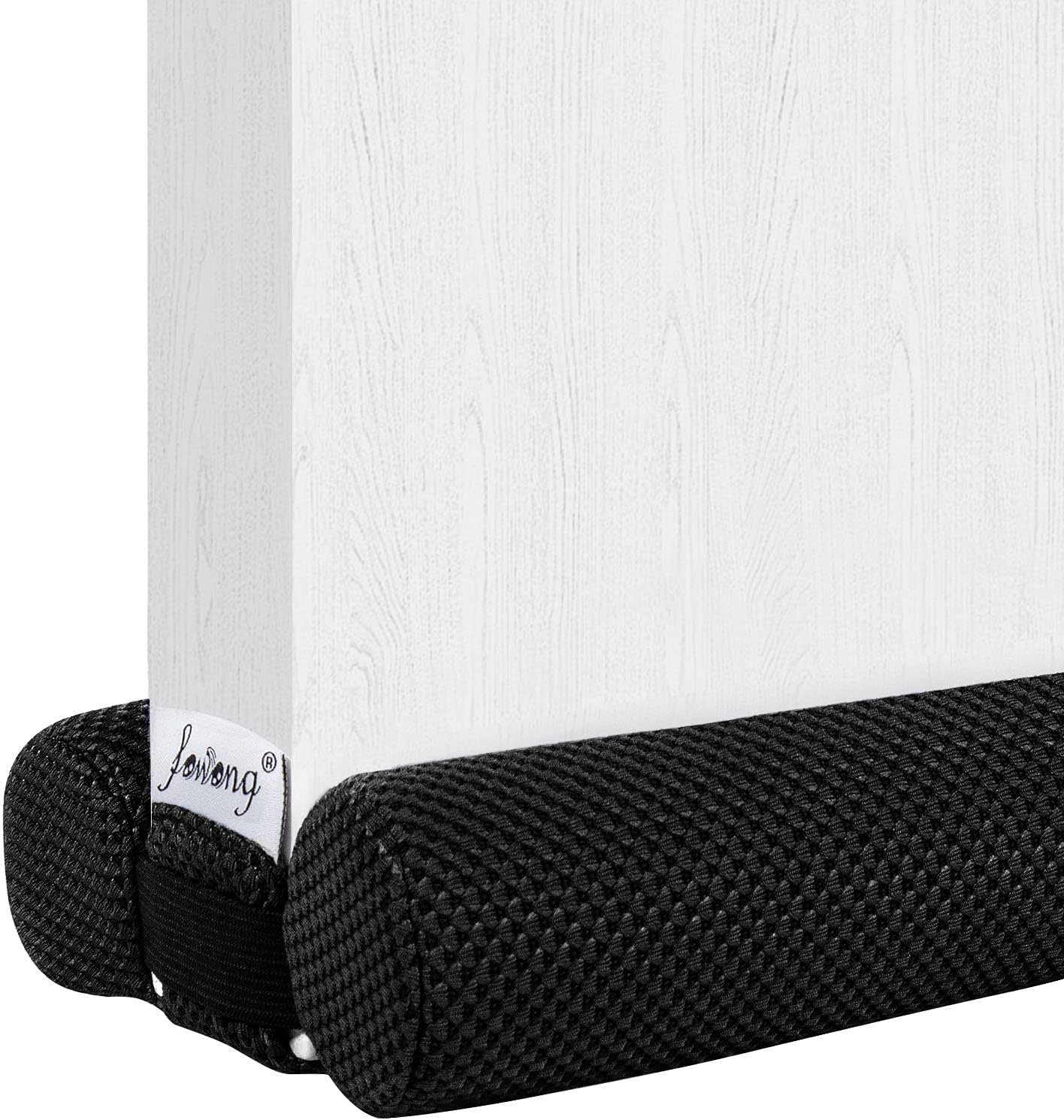 Draft Stoppers - fowong Door Draft Stopper Soundproof Door Seal Double Side Adjustable Seal Bottom of Doors 30