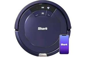 SHARK RV765 ION Robotic Vacuum, Wi-Fi Connected, 120min Runtime, Compatible with Alexa, Multi-Surface Cleaning, Deep Royal Bl