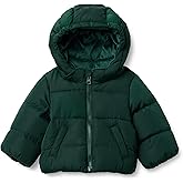 Amazon Essentials x Sofia Grainge Babies, Toddlers, and Boys' Water-Resistant Hooded Puffer Jacket
