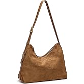 SYTRAH Hobo Bags for Women Slouchy Shoulder Suede Purse, Soft Crossbody Handbag with Multiple Pockets Casual Tote Purse