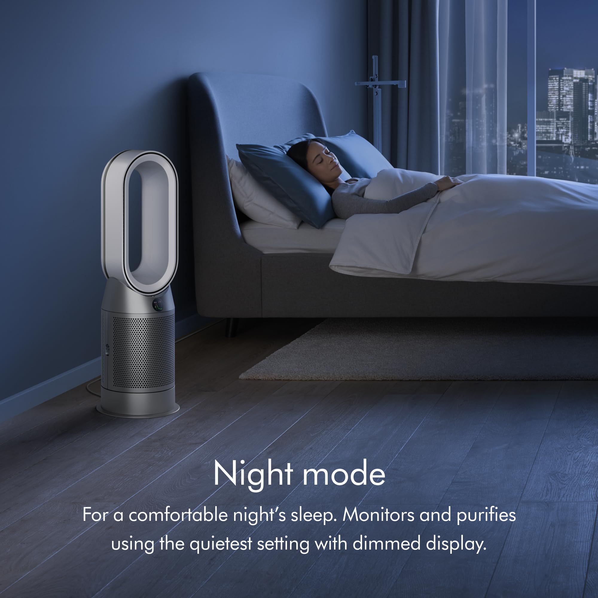 Dyson Purifier Hot+Cool? HP07 Air Purifier, Heater, and Fan - White/Silver, Large