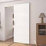 JUBEST 36"x86" Concealed Sliding Barn Door with