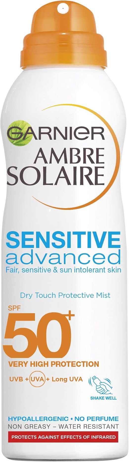 garnier sensitive advanced face protection mist spf 50