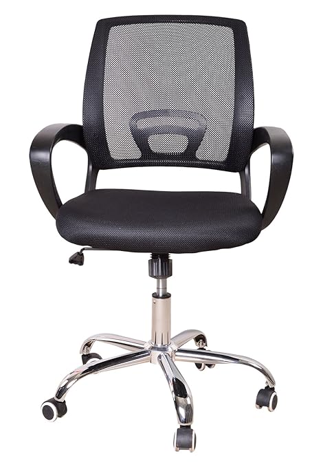 Adinath Furniture AF915 Office Arm Chair (Black)