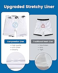 maamgic Swim Trunks Men 2 in 1 Mens Bathing Suit 7