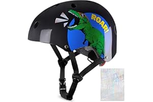 Lemmeko Kids Bike Helmet Toddler Helmet Durable Adjustable Kids Helmet for Girls Boys Bicycle Helmet for Cycling Skateboard Skating Scooter Helmet, 3-5-8 Years