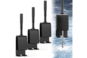 Lounsweer 1 or 3 Pcs Ice Anchor Drill Adapter Power Tool for Ice Fishing Shelter Insert Setting up Shanty Winter Fishing Shelter Tent Insert Sewing Accessories