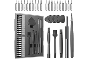 AXTH 29in1 Precision Screwdriver Set, [Bearing Steel] Small Repair Kit, PC Accessories, PS5 Cleaning Kit, Tool Sets for Men, Fit MacBook, Computer, Laptop, Watch, PS4, Xbox, Eyeglass, Console More
