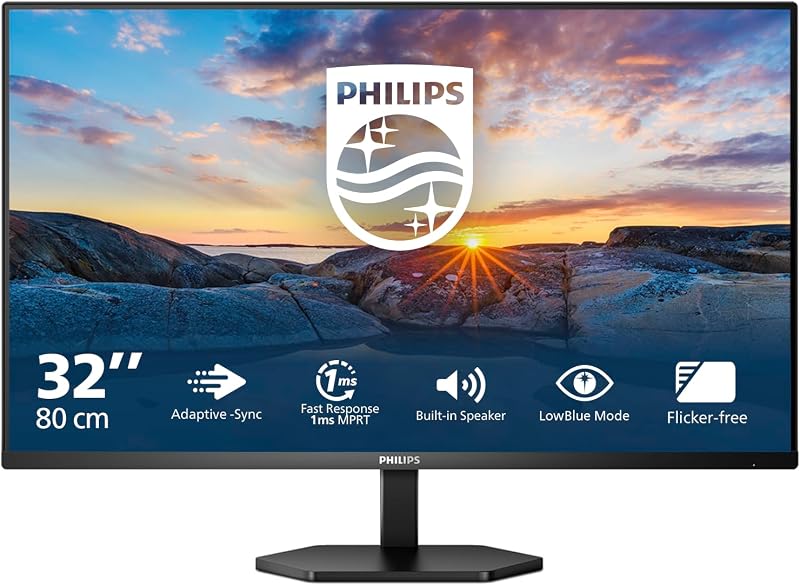 Philips 32E1N3100LA 32 Inch Full HD Monitor with HDMI 1.4 VGA Tilt
