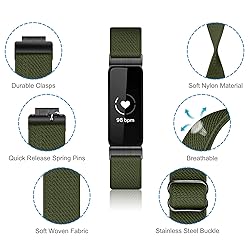 Fintie Elastic Bands Compatible with Fitbit Inspire