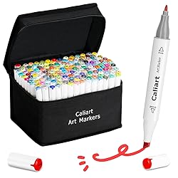 Caliart Markers, 168 Colors Dual Tip Art Markers
