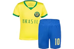 Cnins Kids Soccer Jersey Kit for Boys & Girls- Breathable & Quick-Dry - Youth Soccer Football Training Gifts (2T-14Y)