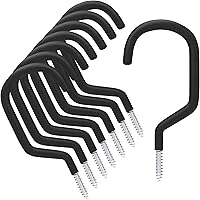 StoutMax Heavy Duty Bike Storage Hooks Set, 8 Pack