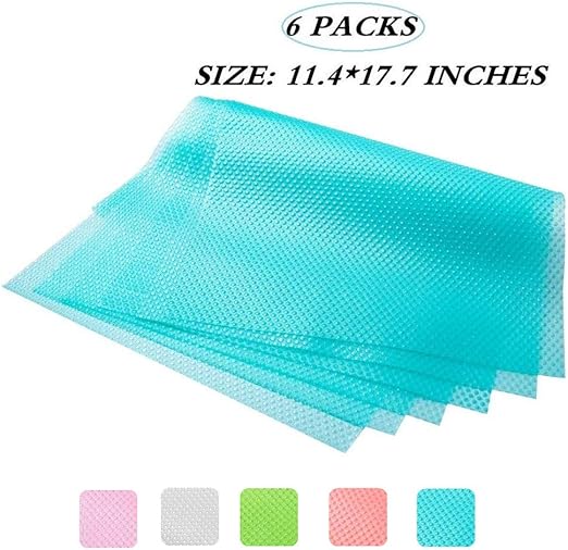 Amazon Com Bloss 6pcs Refrigerator Mats Shelf Liners Plastic