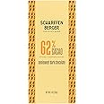 Scharffen Berger Chocolate Bar - Dark Chocolate - 62 Percent Cacao - Semisweet - Fine Artisan - 3 oz Bars - Pack of 12
