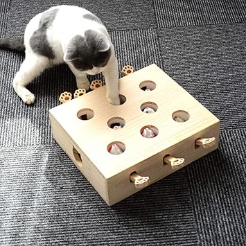 Amazon ファイトラット猫のおもちゃ パズル猫のおもちゃ 面白い猫のおもちゃ 猫とマウスペットのおもちゃ B Lovepet キャットタワー 通販