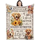 Lussues Nee Golden Retriever Blanket for Dog Lovers,Golden Retriever Throw Blanket Flannel 50 * 60in