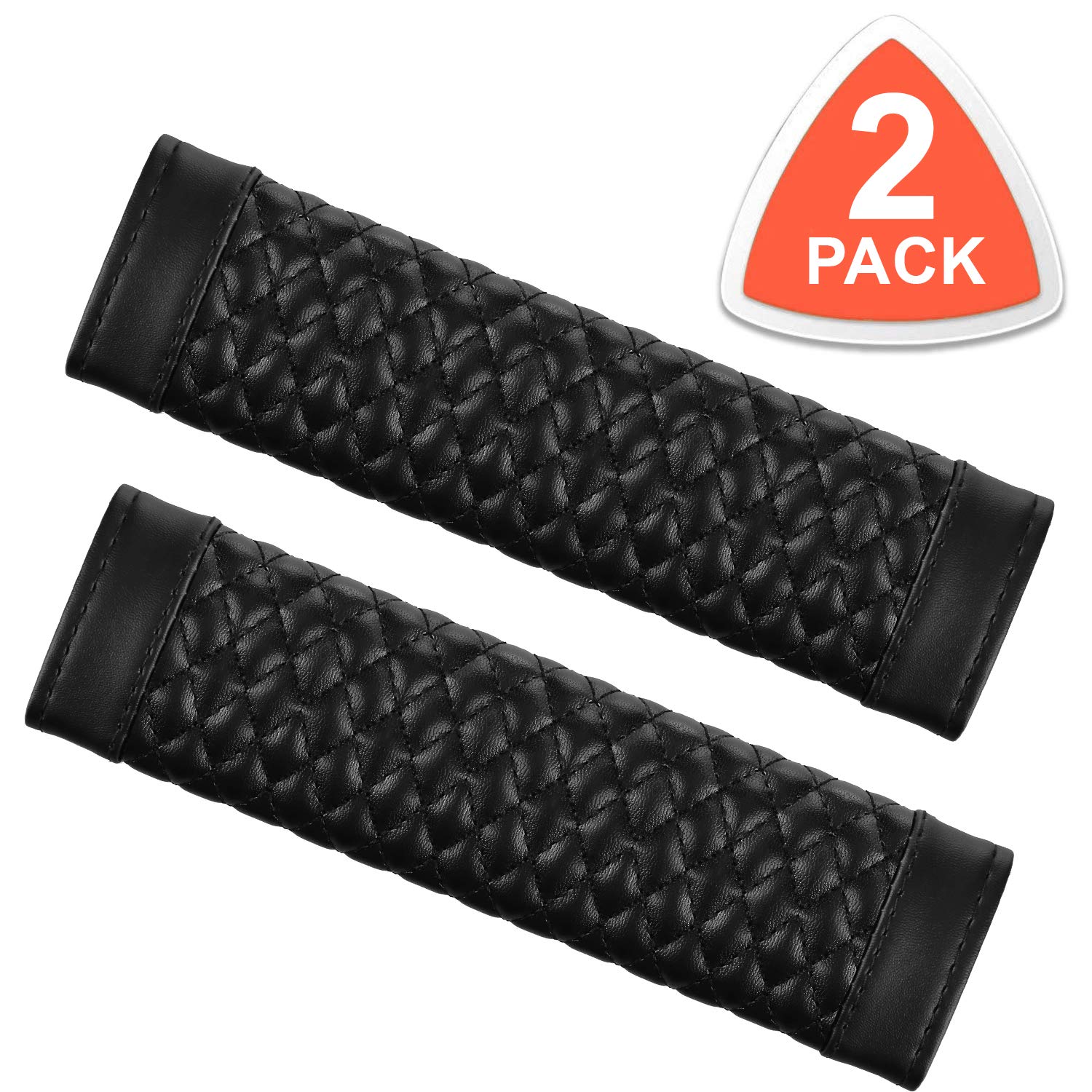 Car Seat Belt Shoulder Pads Cover LUXEAR PU Leather Soft