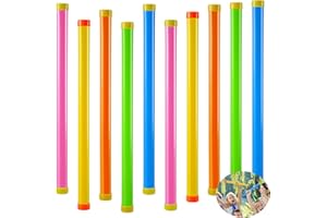 Chivao 10 Pack Groan Tube Noise Maker Stick Novelty Toy Tube Multi Color Funny Sound Tube Party Favors Christmas Operation for Child, 5 Colors
